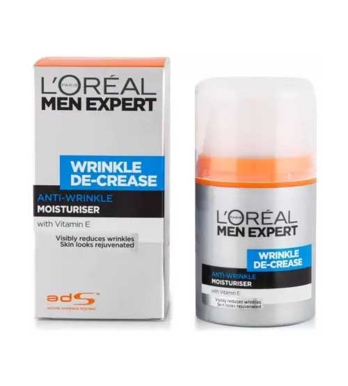 Loreal Paris Men Expert Wrinkle De-crease Moisturizer 50ml